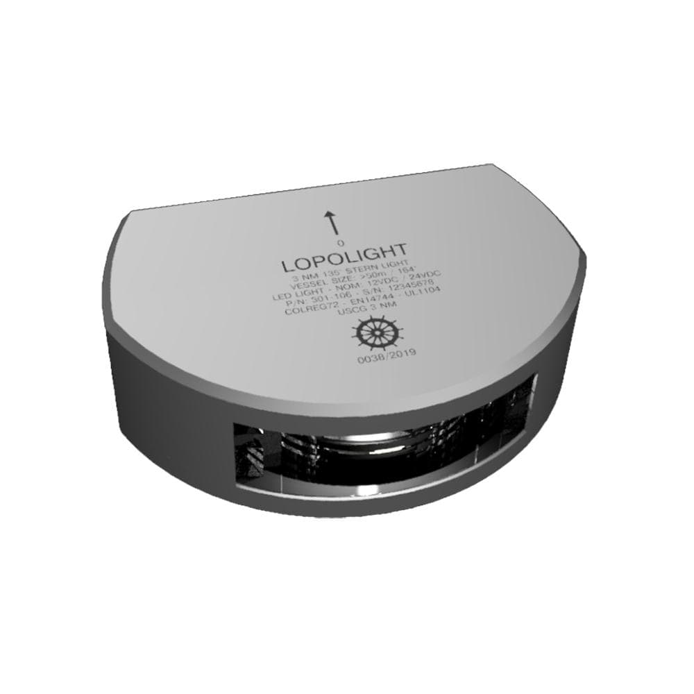 Lopolight Qualifies for Free Shipping Lopolight Stern Light 3nm Silver Housing #301-106