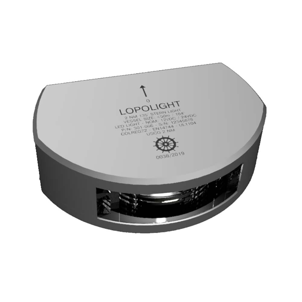Lopolight Qualifies for Free Shipping Lopolight Stern Light with 6w Deck Light 2nm 2.5m Cable #301-006DLX