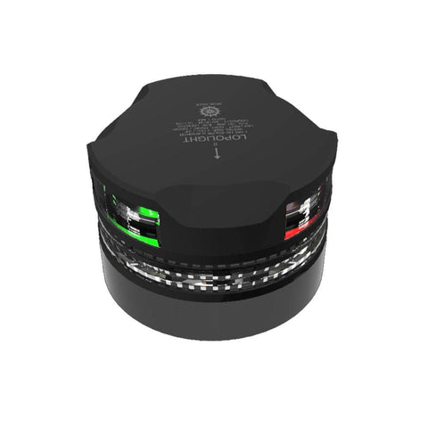 Lopolight Qualifies for Free Shipping Lopolight Tr-Color Nav Light with Strobe 1nm Black Housing #101-009S-B