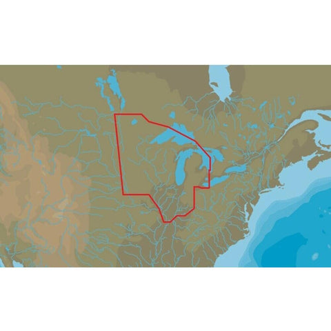 Lowrance C-Map US Lakes North Central Us Max-N+ #M-NA-Y072-MS