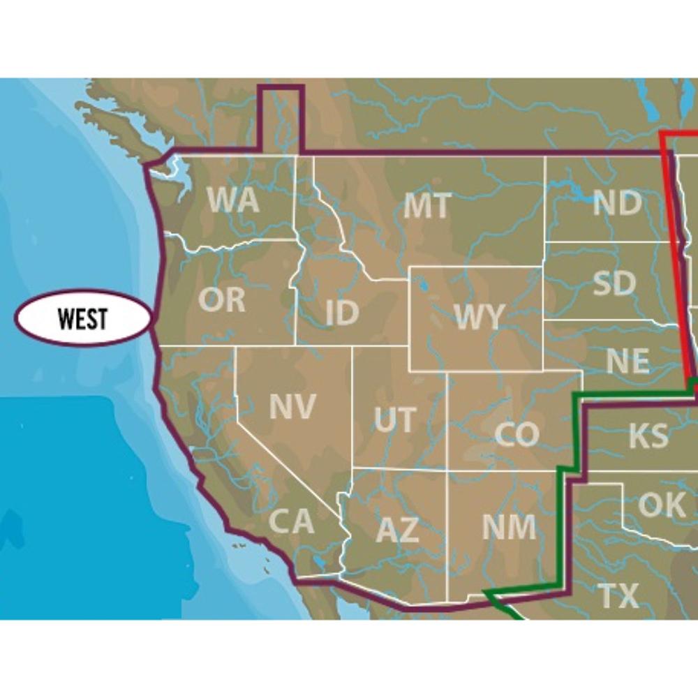 Lowrance C-Map Us Lakes West Max-N+ #M-NA-Y071-MS