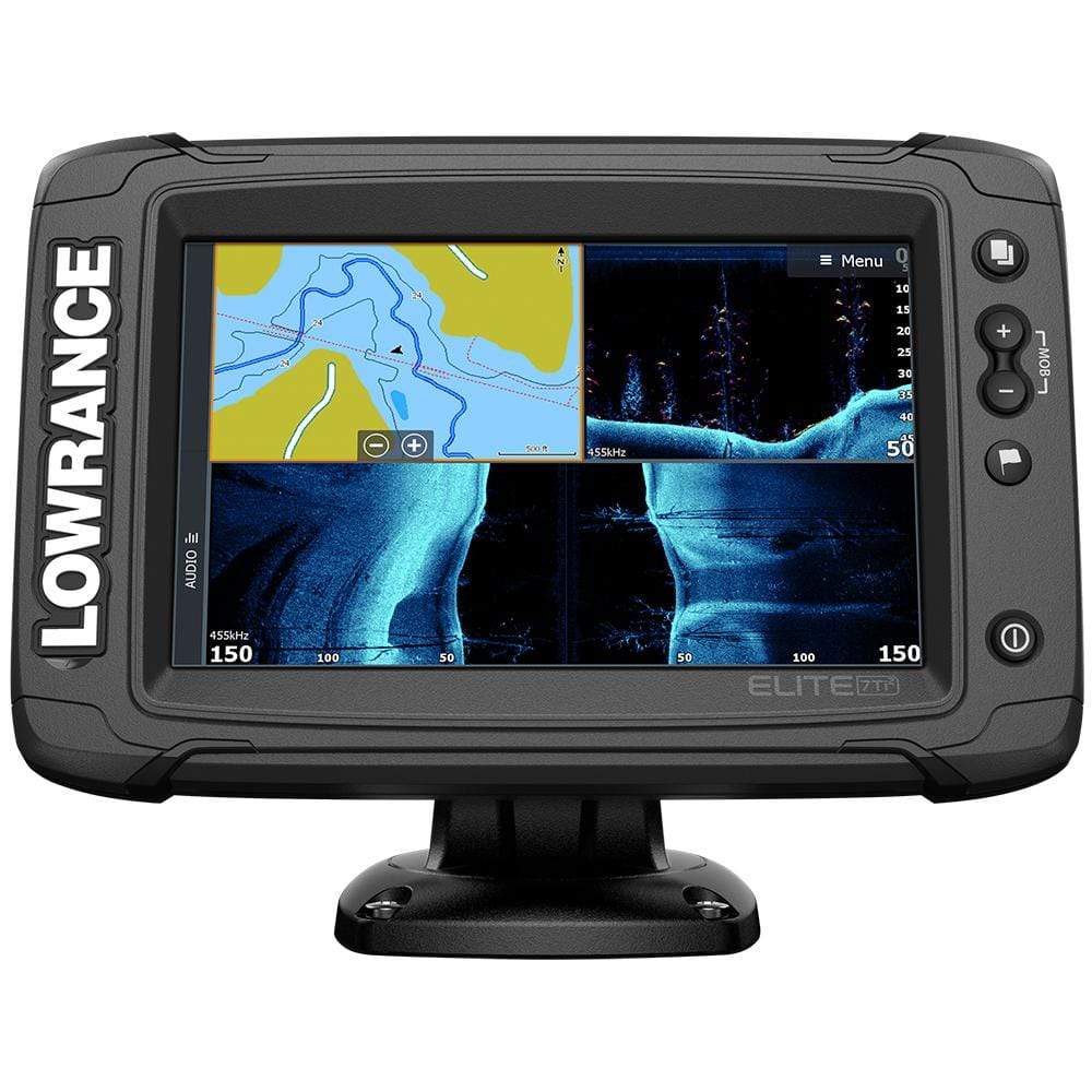 Lowrance Qualifies for Free Shipping Lowrance Elite-7 Ti2 Combo Inland Chart No Ducer #000-14629-001