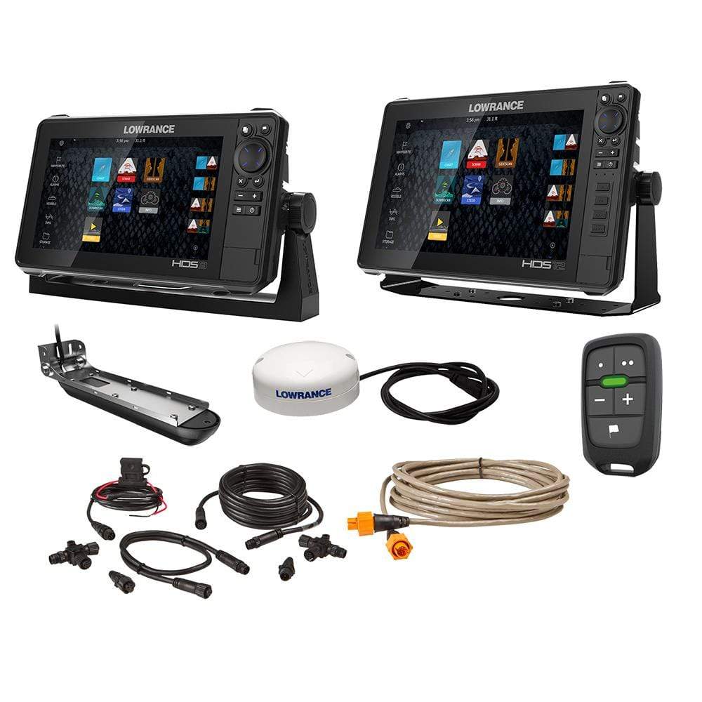 Lowrance Not Qualified for Free Shipping Lowrance HDS Live 9 & 12 Inch Displays Boat-in-a-Box #000-15782-001
