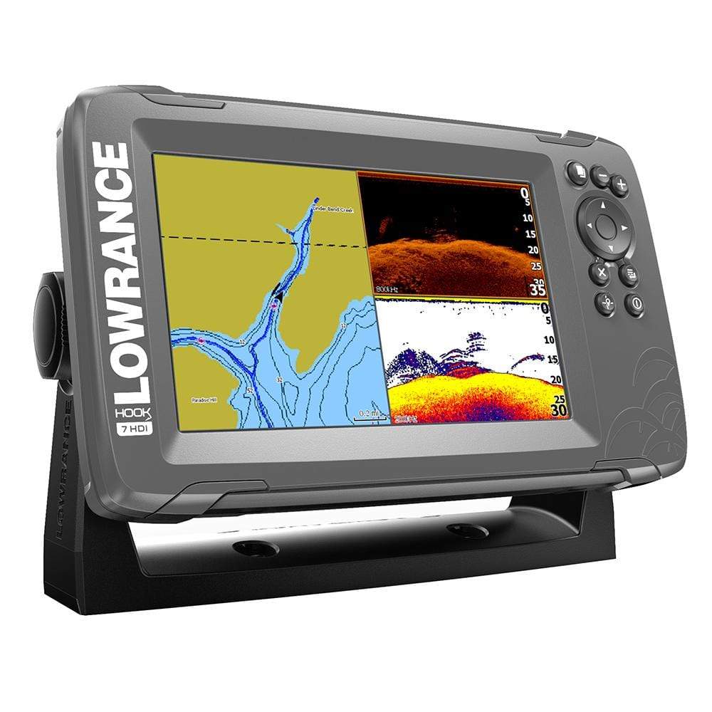 Lowrance Qualifies for Free Shipping Lowrance HOOK2-7 Splitshot Combo with Nav+ Chart #000-14290-001