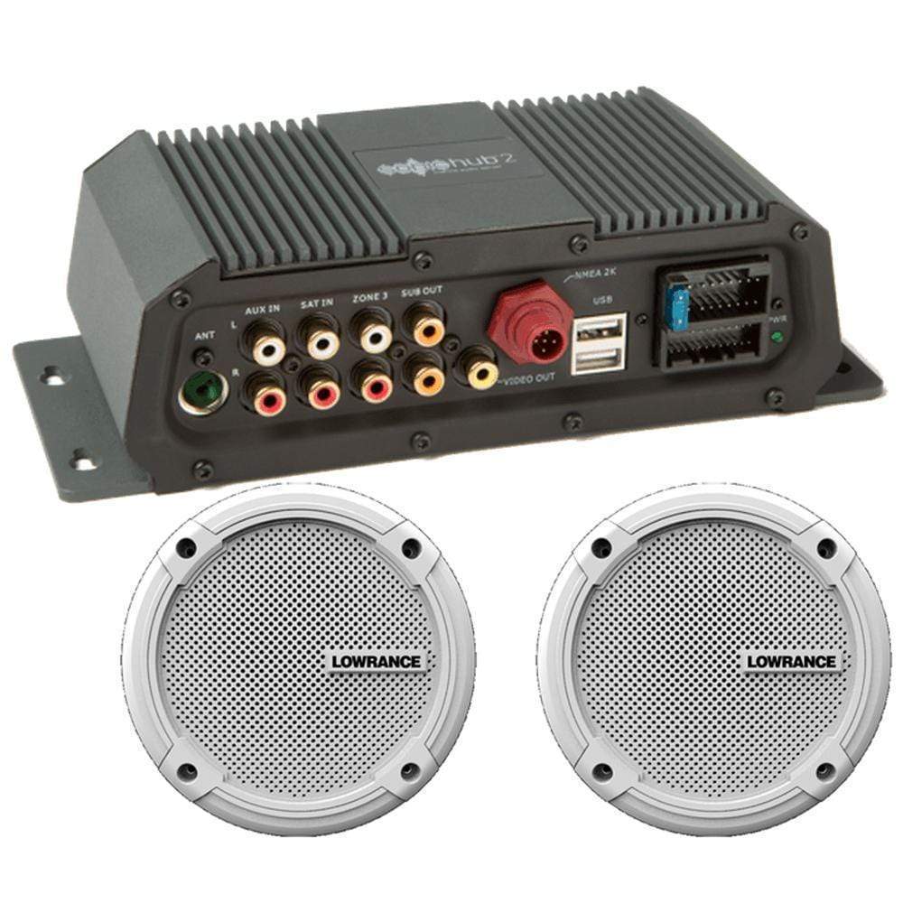 Lowrance Sonichub2 & 6.5" Speakers #000-12301-001