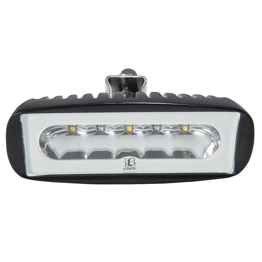 Lumitec Caprera 2 LED Flood Light White Dim Amber Flashing #101313