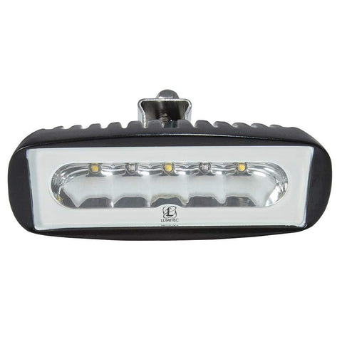 Lumitec Caprera 2 LED Flood Light White Dim Amber Flashing #101313