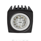 Lumitec Cayman Flood Light White/Blue Light Black Housing #101257