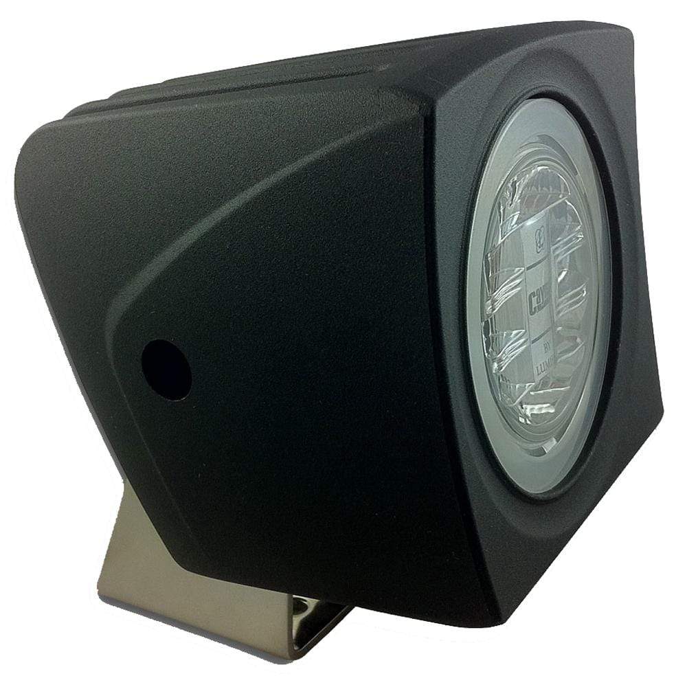 Lumitec Qualifies for Free Shipping Lumitec Cayman Flood Light White/Red Light Black Housing #101258