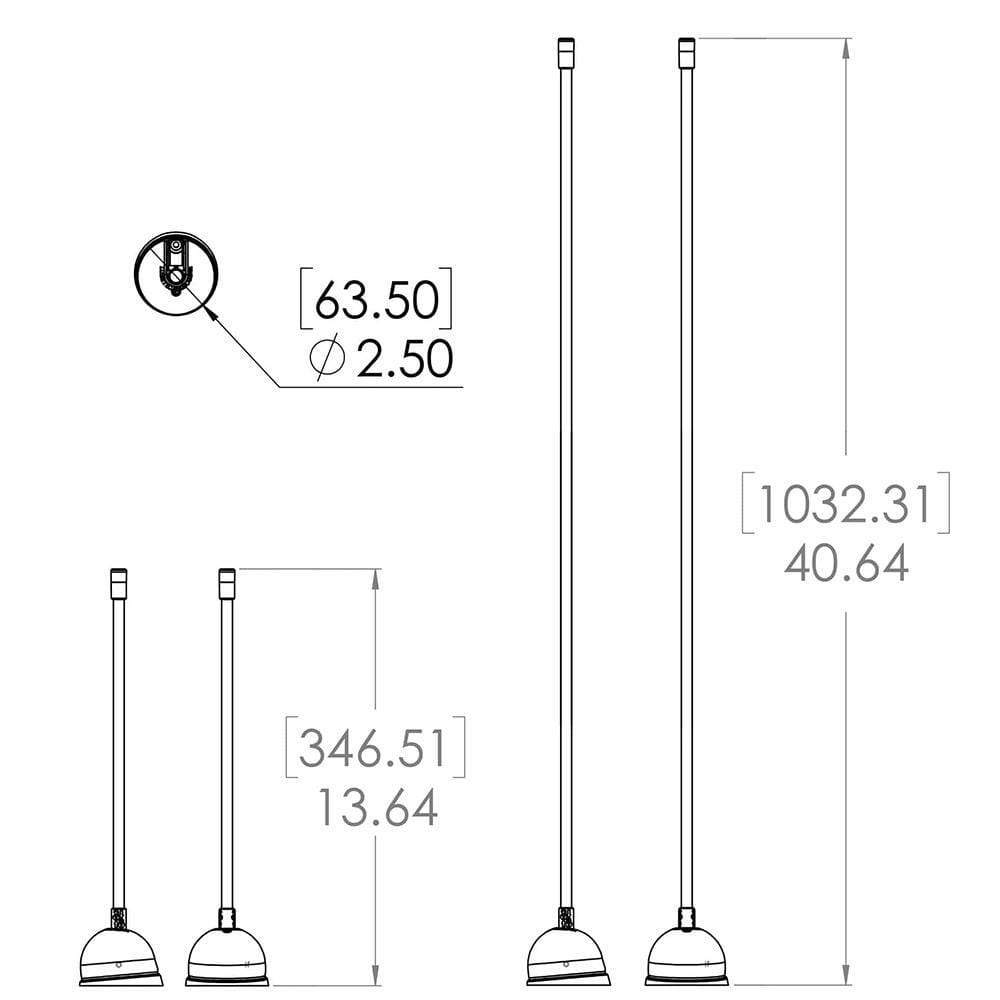 Lumitec Qualifies for Free Shipping Lumitec Contour Anchor Light 39" White #101584