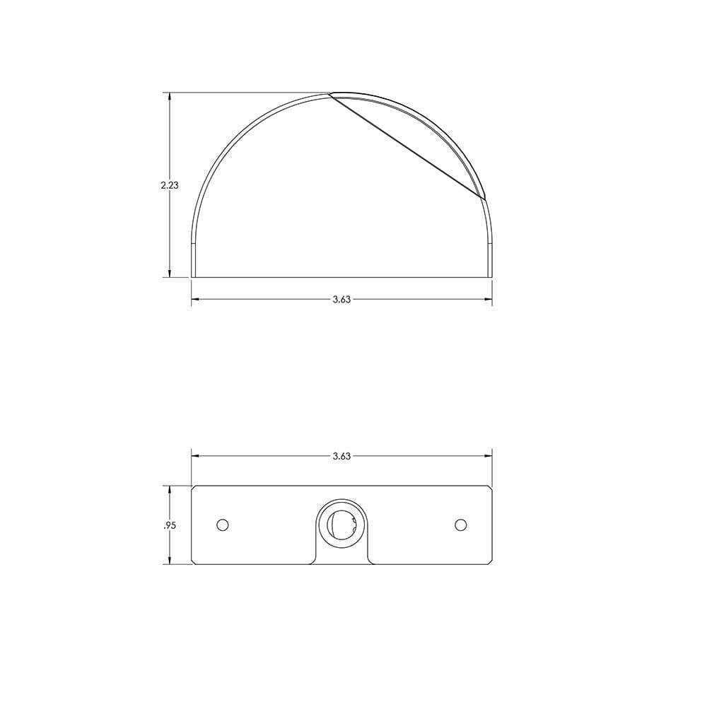 Lumitec Qualifies for Free Shipping Lumitec Contour Series Surface-Mount Nav Light Green Starboard #101578
