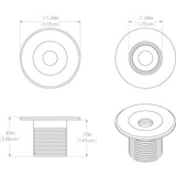 Lumitec Qualifies for Free Shipping Lumitec Echo Courtesy Light Brushed Housing White Light #112203