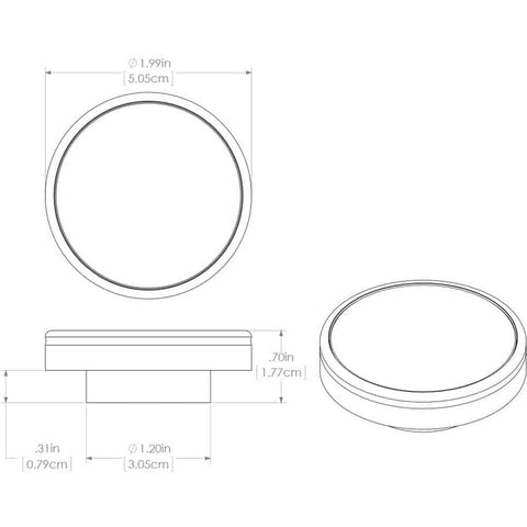 Lumitec Halo Spectrum Down Light White Housing #112827