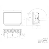 Lumitec Qualifies for Free Shipping Lumitec Maxillume H120 LED Flood Light Trunnion Mount #101346