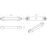 Lumitec Qualifies for Free Shipping Lumitec Mini Rail2 Light 6" Spectrum #101545