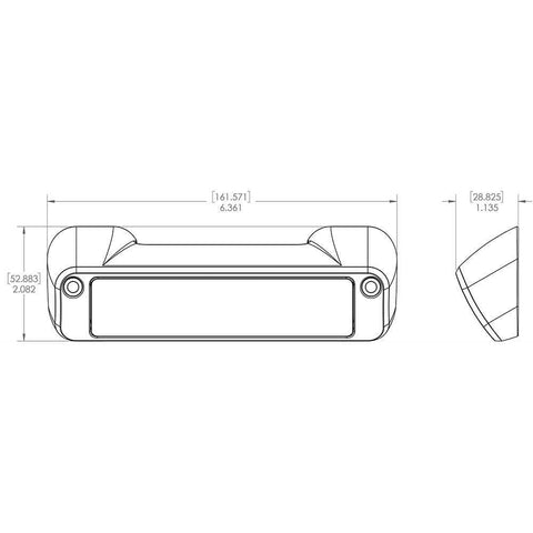 Lumitec Perimeter Light White Dimming Red Dimming #101477