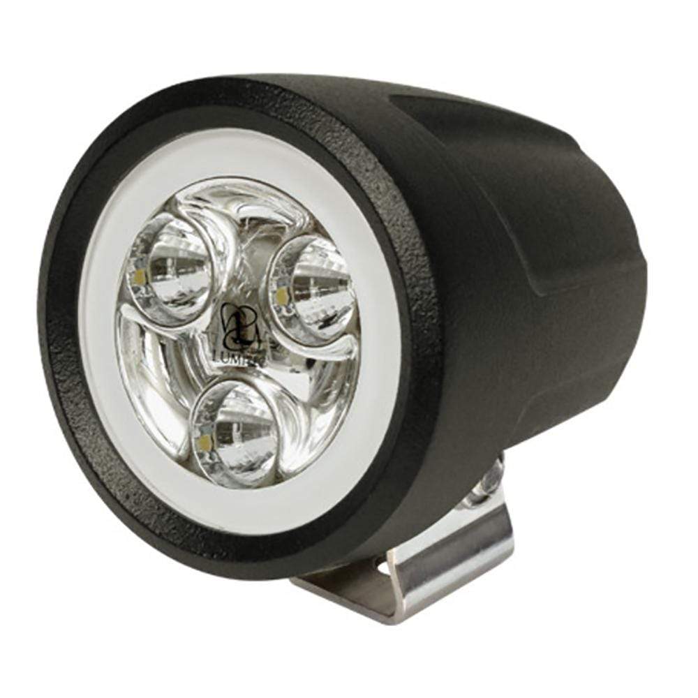 Lumitec Qualifies for Free Shipping Lumitec Pinnacle White Light Black Housing Bracket Mount #101432