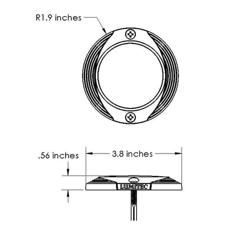 Lumitec Qualifies for Free Shipping Lumitec Scallop Pathway Light Spectrum RGBW #101628
