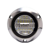 Lumitec Qualifies for Free Shipping Lumitec Seablaze X2 Blue/White LED Surface Mount Polished 12/24v #101592