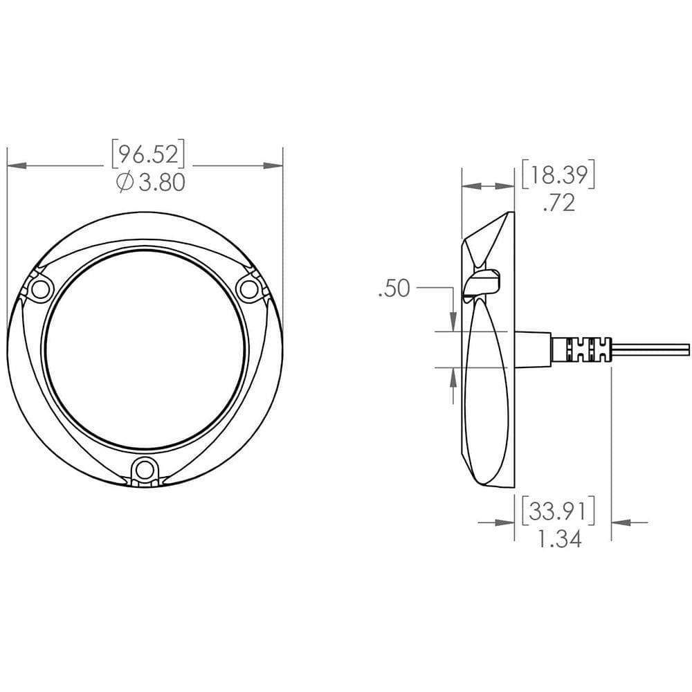 Lumitec Qualifies for Free Shipping Lumitec Seablazex2 Underwater Light Dual Color White Blue #101516
