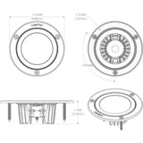 Lumitec Shadow Spectrum Down Light White Bezel #114127