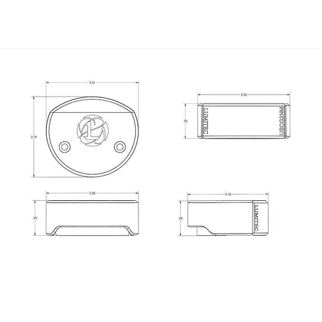 Lumitec Surface-Mount Composite Nav Light #101597