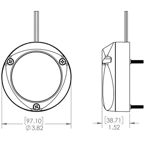 Lumitec Qualifies for Free Shipping Lumitec Zambezi Quattro Surface-Mount Underwater Light #101459
