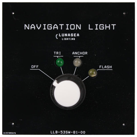 Lunasea Tri/Anchor/Flash Fixture Switch #LLB-53SW-81-00