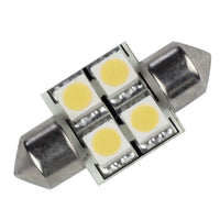 Lunasea Lighting Qualifies for Free Shipping Lunasea White LED Bulb 31mm Festoon 10-30v DC #LLB-202W-21-00