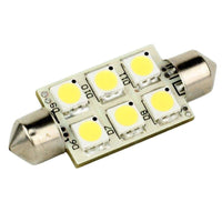 Lunasea Lighting Qualifies for Free Shipping Lunasea White LED Bulb 42mm Festoon 10-30v DC #LLB-186W-21-00