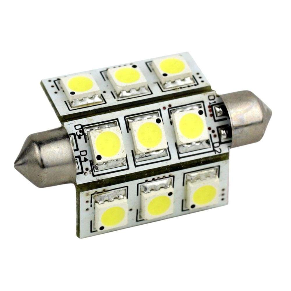 Lunasea Lighting Qualifies for Free Shipping Lunasea White LED Bulb 42mm Festoon 10-30v DC #LLB-189W-21-00