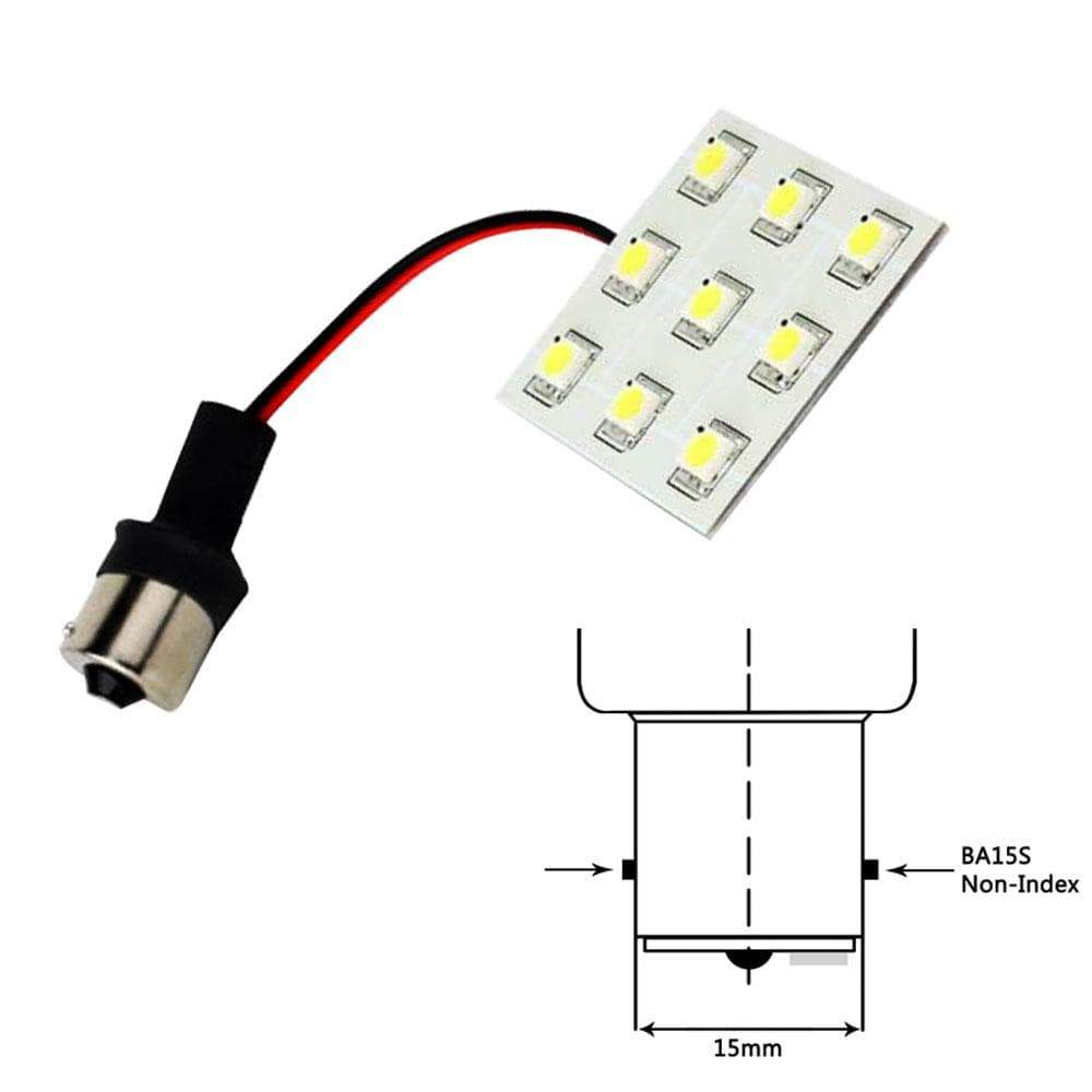 Lunasea Lighting Qualifies for Free Shipping Lunasea White LED Bulb BA15S 12v AC or 10-30v DC #LLB-229W-21-00