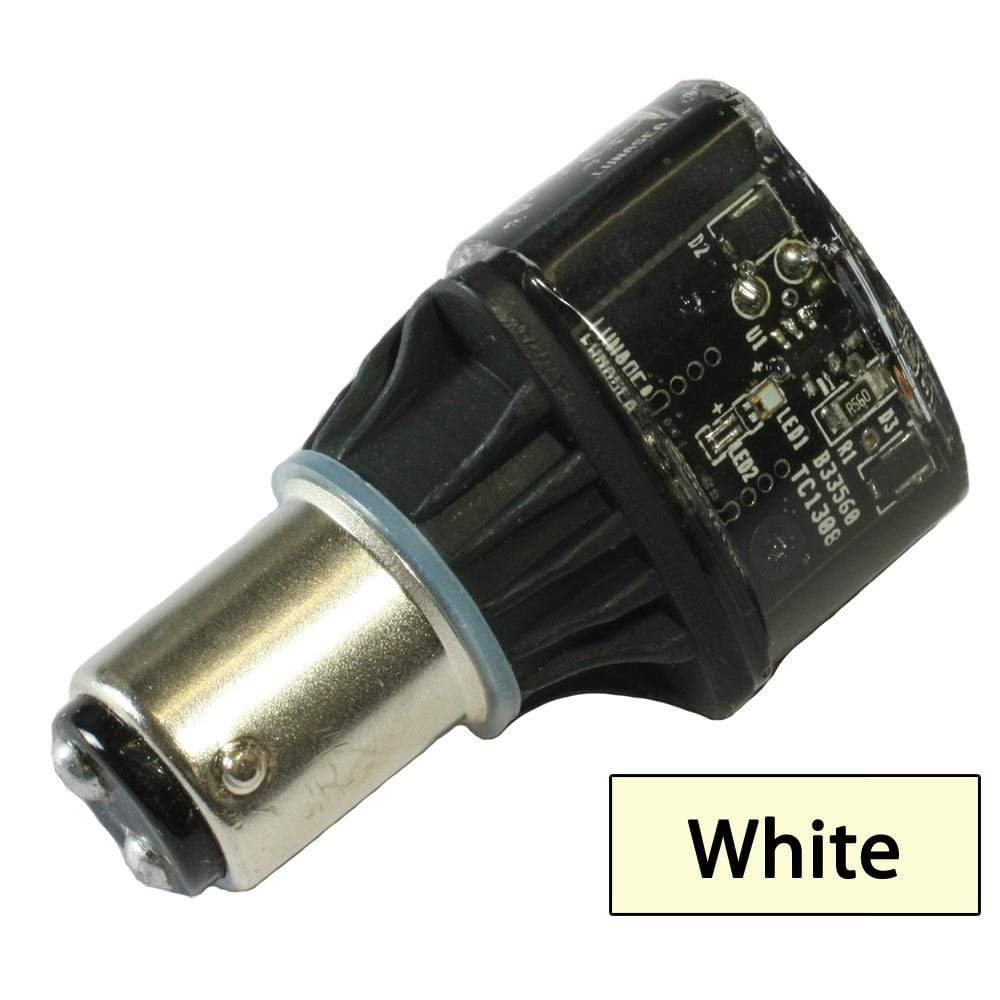 Lunasea Lighting Qualifies for Free Shipping Lunasea White LED Bulb Bay15d Series 40/41 10v-30v DC #LLB-28NW-24-SY