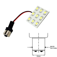 Lunasea Lighting Qualifies for Free Shipping Lunasea White LED Light BAY15D 12v AC or 10-30v DC #LLB-269W-21-00