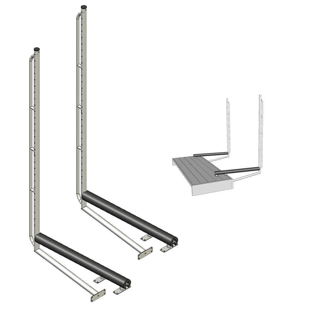 Magma Products Oversized - Not Qualified for Free Shipping Magma Dock Mounted Over Water Kayak/SUP Storage Rack #R10-1003-64