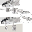 Magma Products Qualifies for Free Shipping Magma Dual Square/Flat or Side Bulkhead Rail Mount HD #T10-540