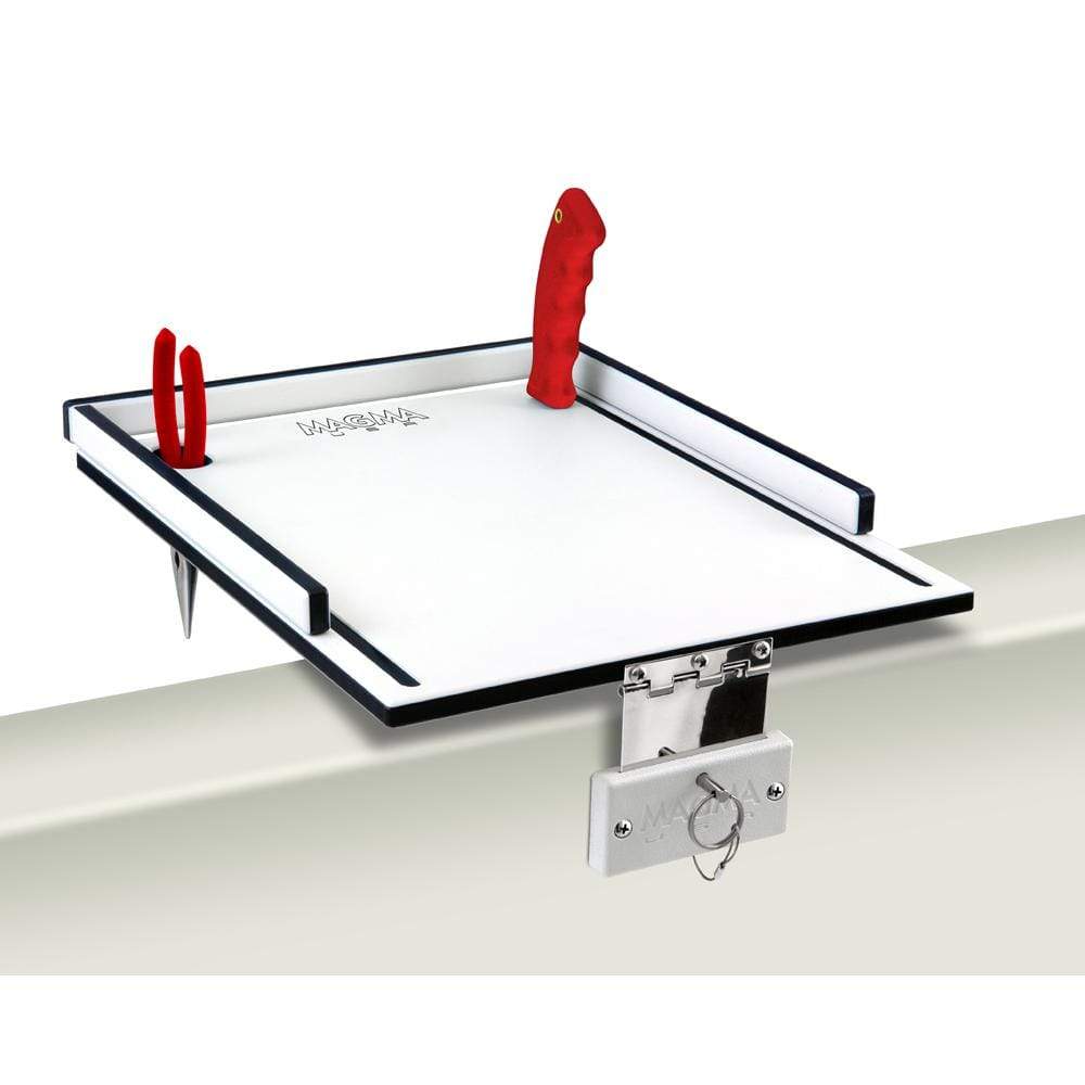 Magma Products Qualifies for Free Shipping Magma Econo Mate Bait Filet Table 12" White Black White #T10-311B