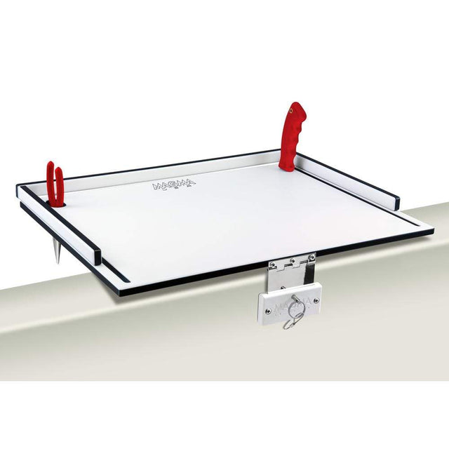 Magma Products Qualifies for Free Shipping Magma Econo Mate Bait Filet Table 20" White Black White #T10-310B