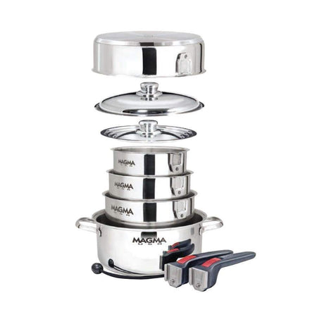 Magma Products Qualifies for Free Shipping Magma Nestable 10-pc Induction Cookware #A10-360L-IND