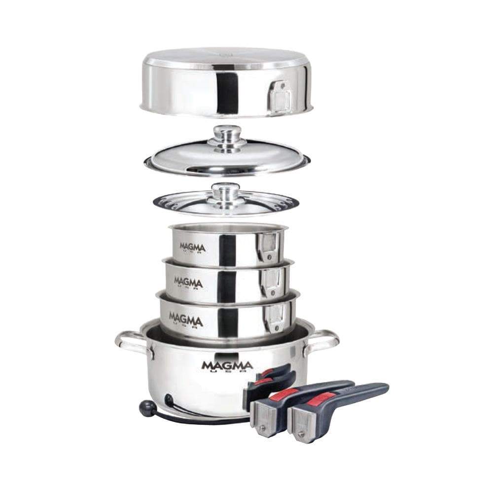 Magma Products Qualifies for Free Shipping Magma Nestable 10-pc Induction Cookware #A10-360L-IND
