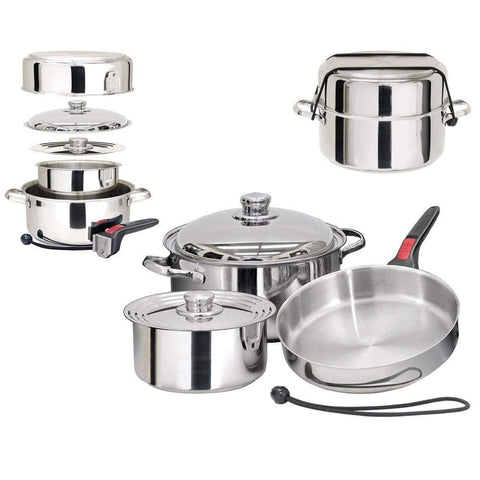 Magma Products Qualifies for Free Shipping Magma Nestable 7-pc SS Starter Cookware Set #A10-362