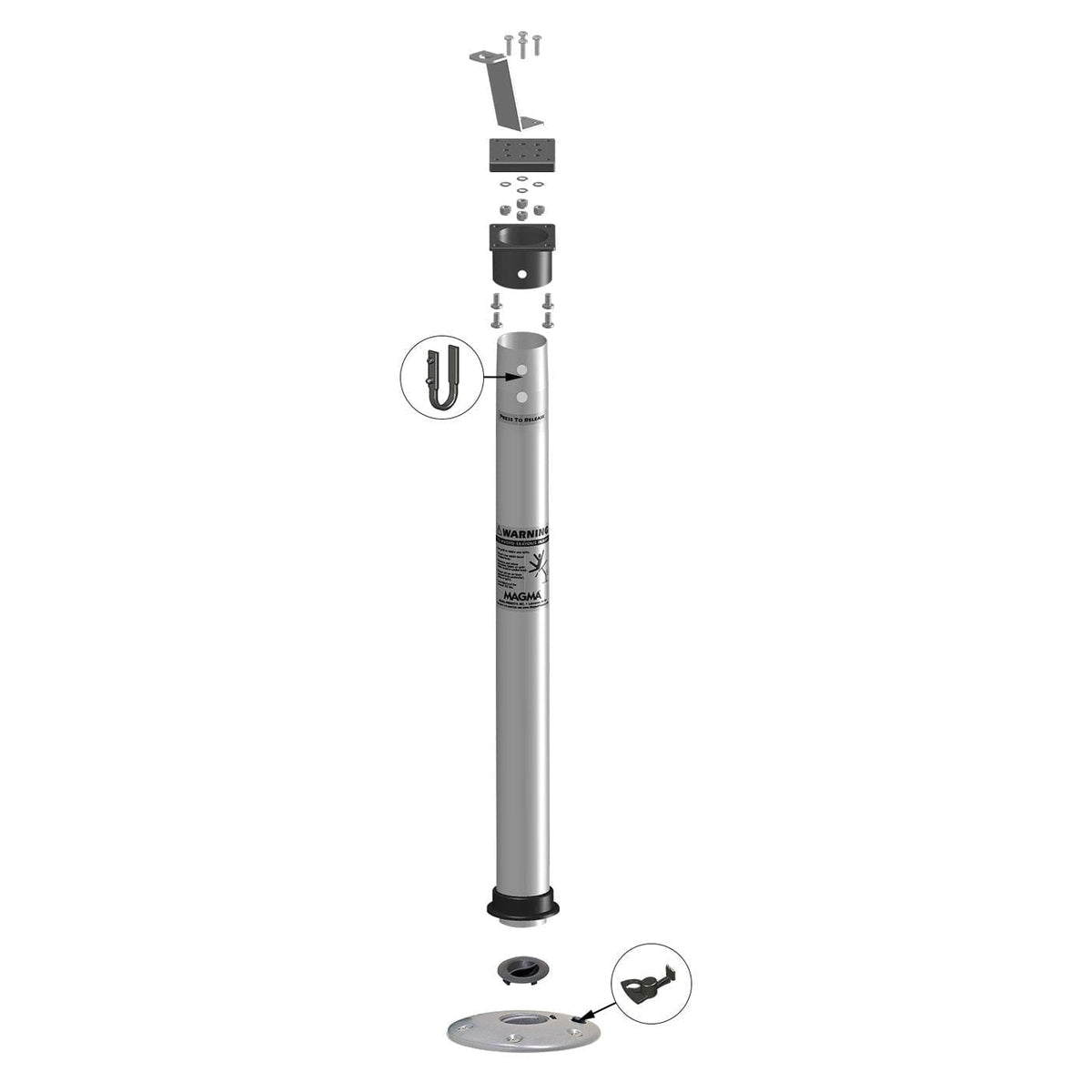 Magma Products Qualifies for Free Shipping Magma Pedestal Mount Kettle Grill #A10-184