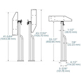 Magma Products Not Qualified for Free Shipping Magma Tournament Series Dock Mount Cleaning Station 48" #T10-449B-HDP