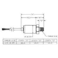 Maretron Not Qualified for Free Shipping Maretron 0-500 PSI Transducer #PT-0-500PSI-01