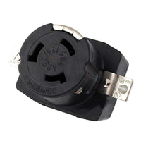 Marinco 125/250v 50a Wire Dockside Receptacle #6369CR