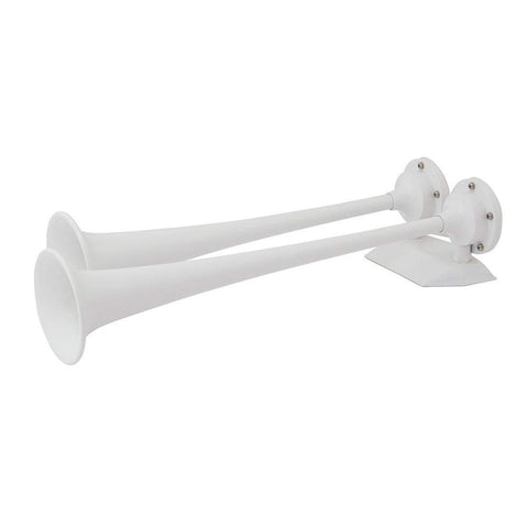 Marinco Recreational Group Qualifies for Free Shipping Marinco 12v White Epoxy Coated Dual Trumpet Air Horn #10122