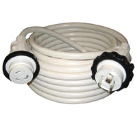 Marinco 30a 50' White Cord Set #199120