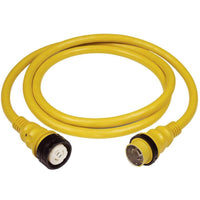 Marinco 50a 125/250v Shore Power Cable 25' Yellow #6152SPP-25