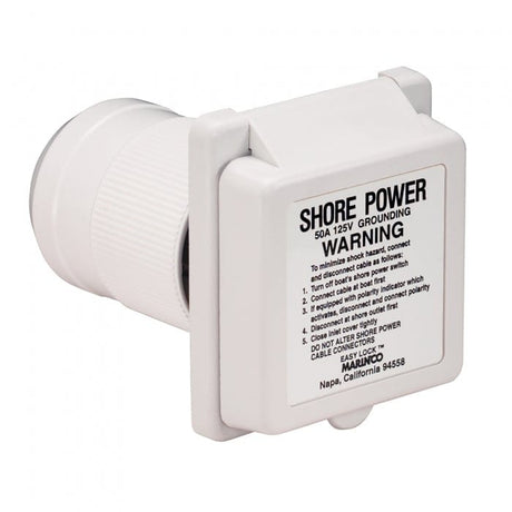 Marinco Recreational Group Qualifies for Free Shipping Marinco 50a 125v Non-Metallic Inlet #6351EL-B
