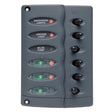 Marinco Recreational Group Qualifies for Free Shipping Marinco Contour Switch Panel 6-Switch 3 Inline Fuses #CSP6-F